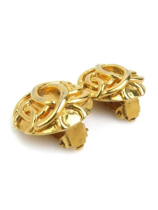 Chanel Earrings CC Logo - Picture 3 of 10